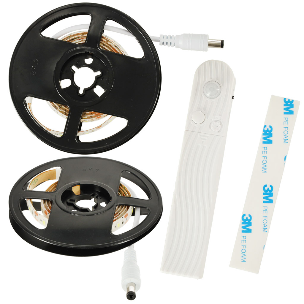 LED traka sa senzorom pokreta 1m toplo bijela 