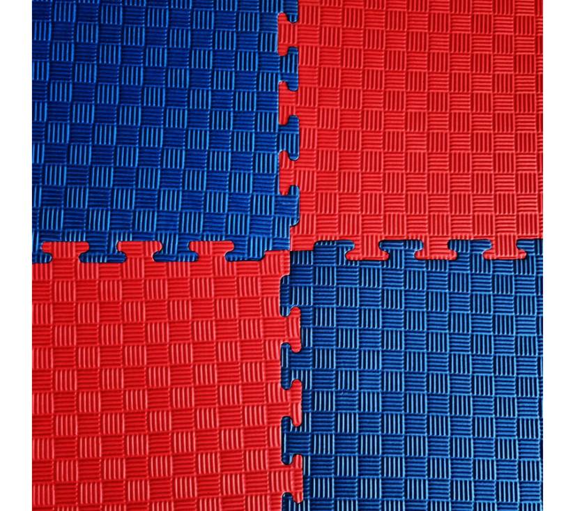 Tatami prostirka za karate (100x100x2,0cm crveno-plavi)