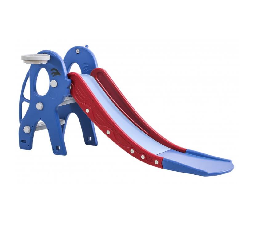 MamaKids tobogan s ljestvama za djecu, plavo crveni 170 cm