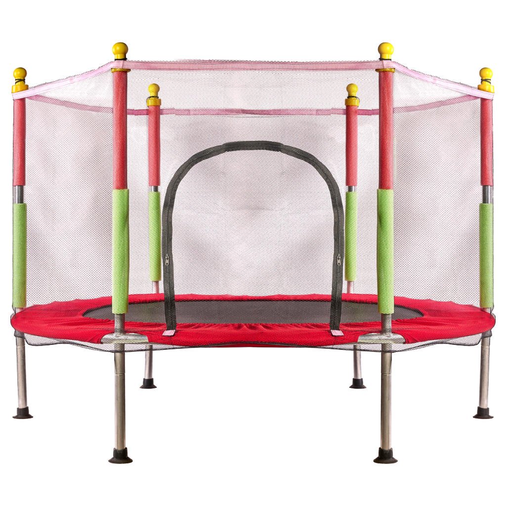 Vrtni trampolin 140cm crveni