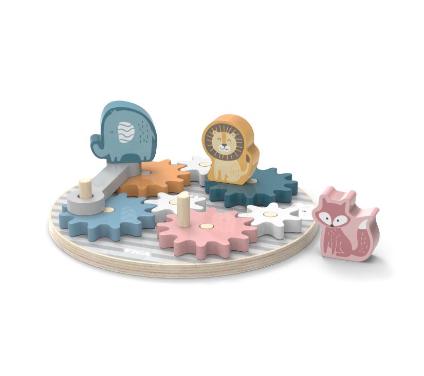 Viga PolarB drveni zupčanici životinje