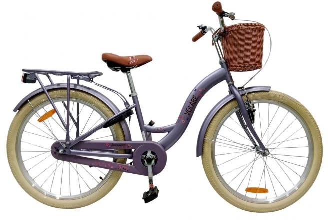 Dječji bicikl Volare Blossom 24" - ljubičasta