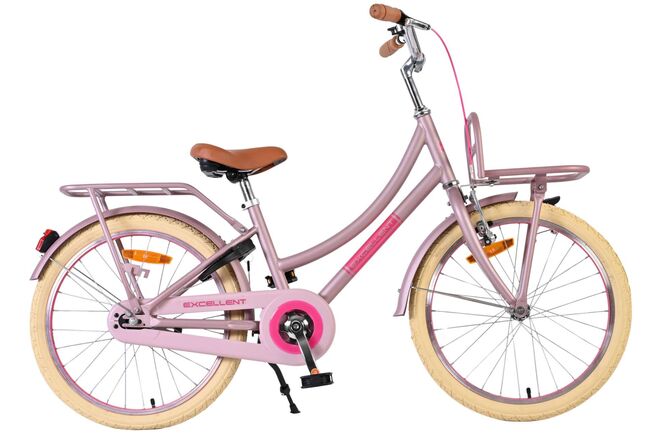 Volare Excellent Children's Bicycle - Girls - 20 inch - Matte Pink