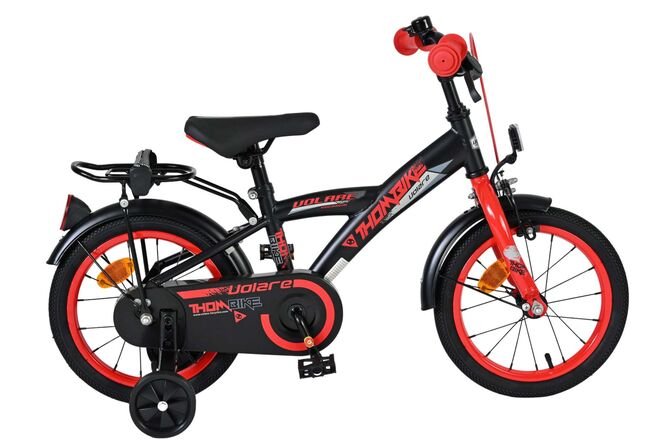 Volare dječji bicikl Thombike 14″ crno-crvene boje