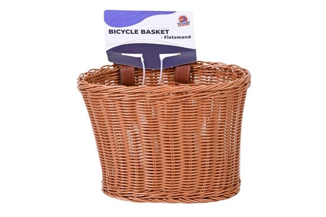 Velika pletena košara za dječje bicikle