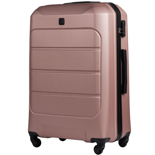 Wings veliki kofer od ABS materijala rozo zlatni