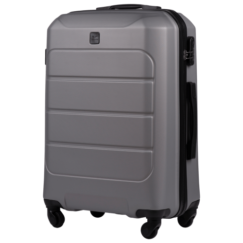 Wings srednji kofer od ABS materijala veličina M titan sivi