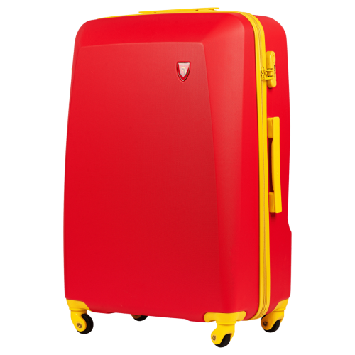 Wings x Jagiellonia veliki kofer od ABS materijala veličina L crveni