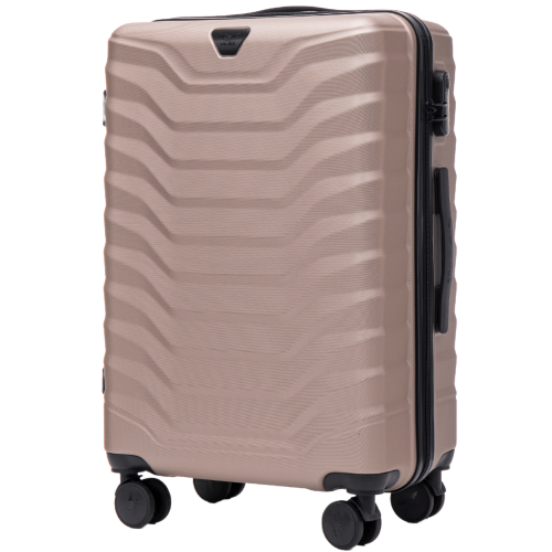 Wings srednji kofer od ABS materijala veličina M boja šampanjac