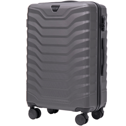 Wings srednji kofer od ABS materijala veličina M tamno sivi