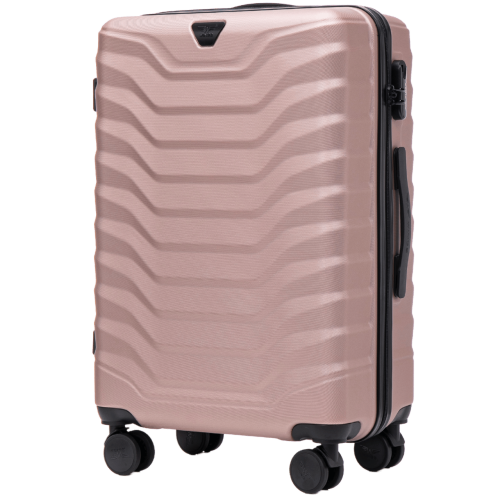 Wings srednji kofer od ABS materijala veličina M rozo zlatni