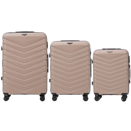 Wings set od tri kofera od polipropilena boja šampanjac