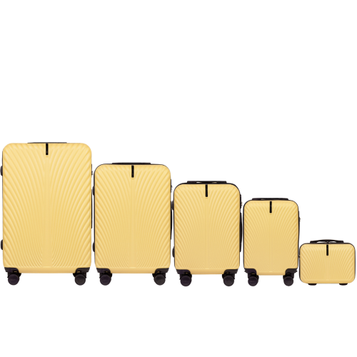 Wings set od pet kofera Swan od ABS materijala veličine L M S XS BC sladoled