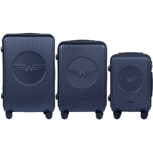 Wings set od tri kofera Swallow od ABS materijala veličine V M S plavi