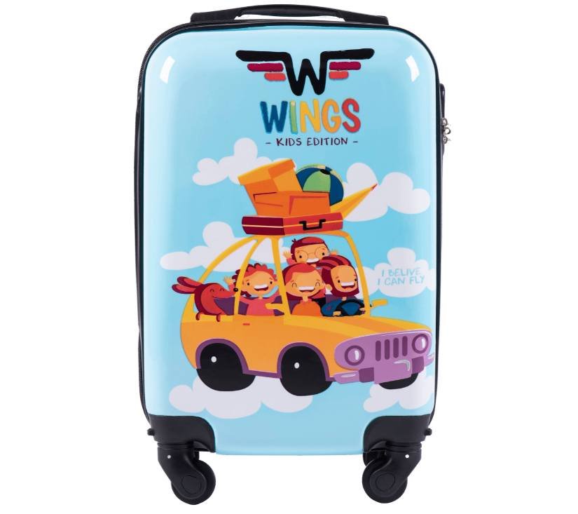 Wings mali dječji kabinski kofer od polikarbona XS, CAR