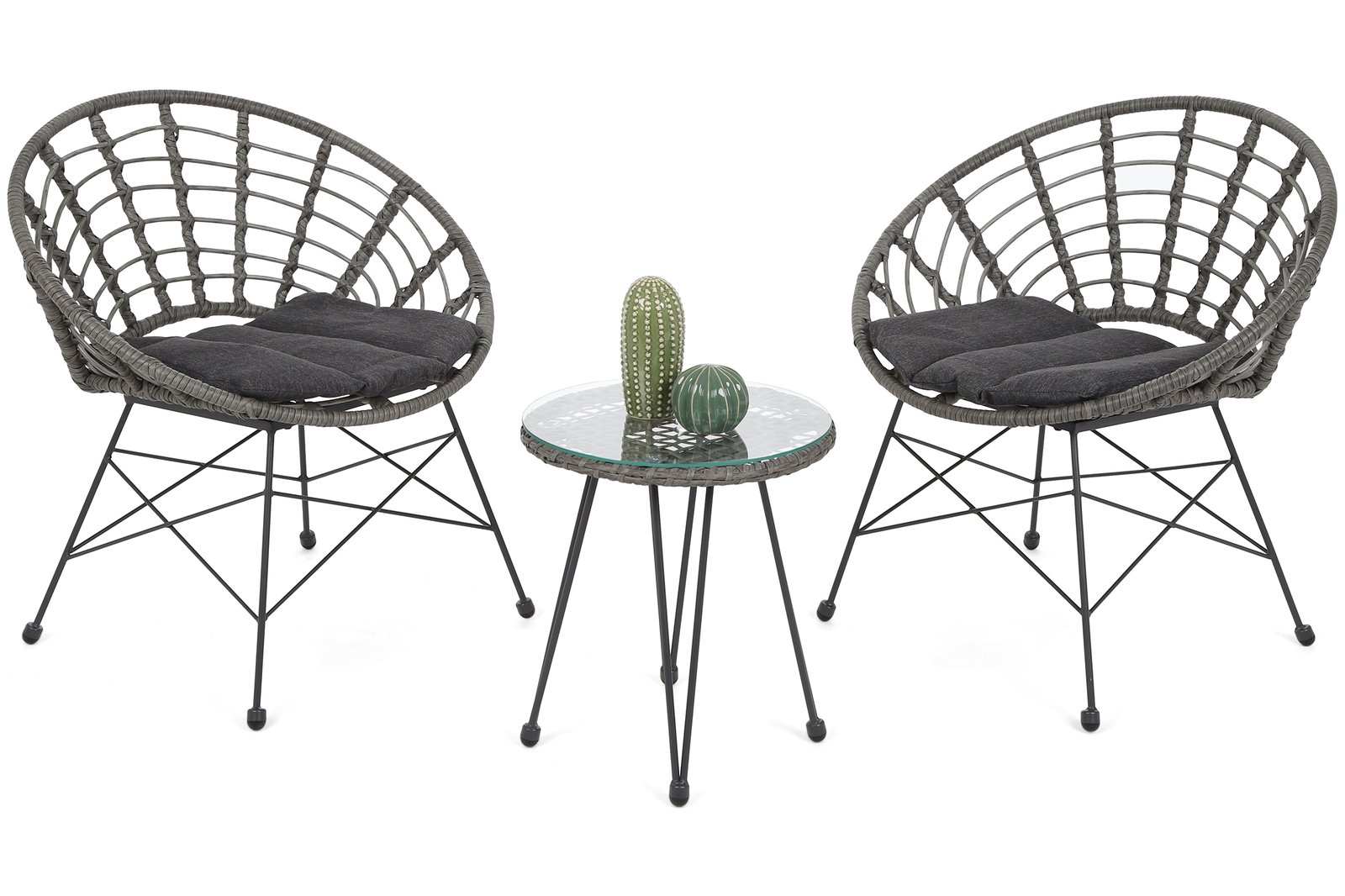 Zanzibar siva / siva garnitura namještaja