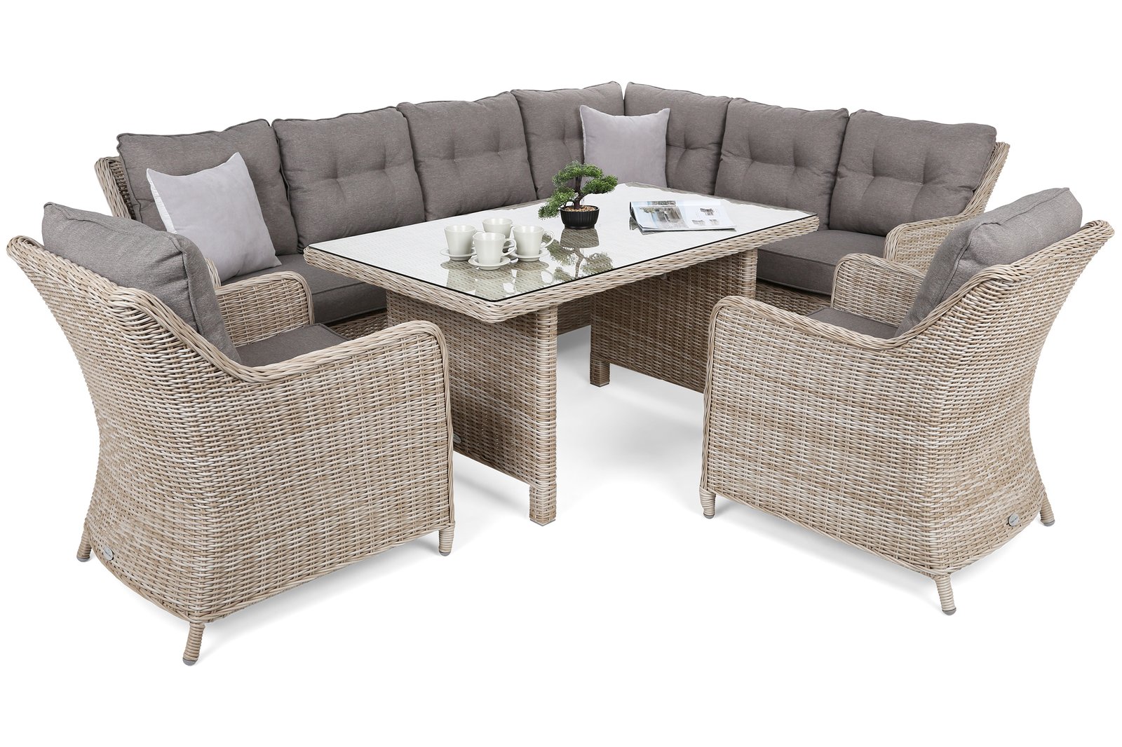 Desni kutni set California Beige / Beige Melange