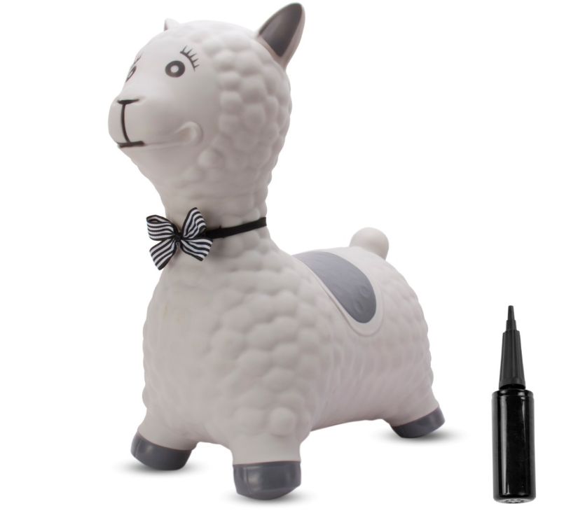 Gumena siva alpaka za skakanje 55cm