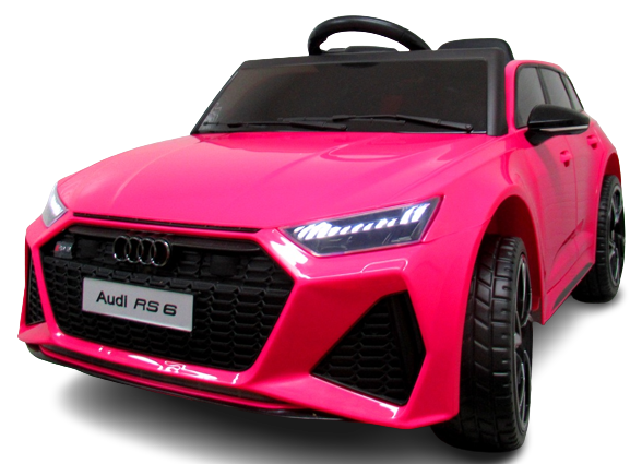 AUDI RS6 GT PINK EVA Kožni daljinski upravljač za automobil na baterije