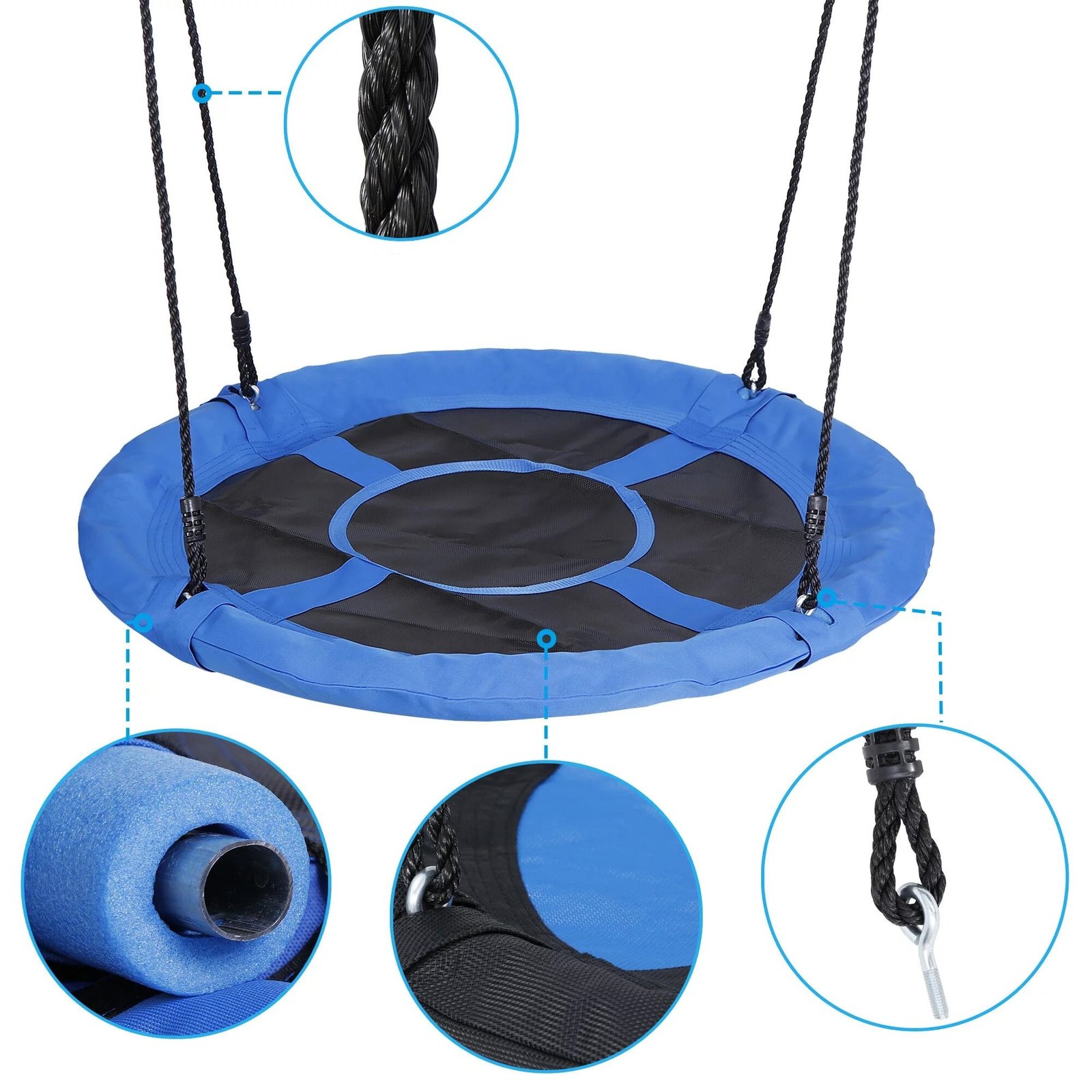 E1 R-SPORT BLUE viseća vrtna ljuljačka, Rodino gnijezdo, 100 cm