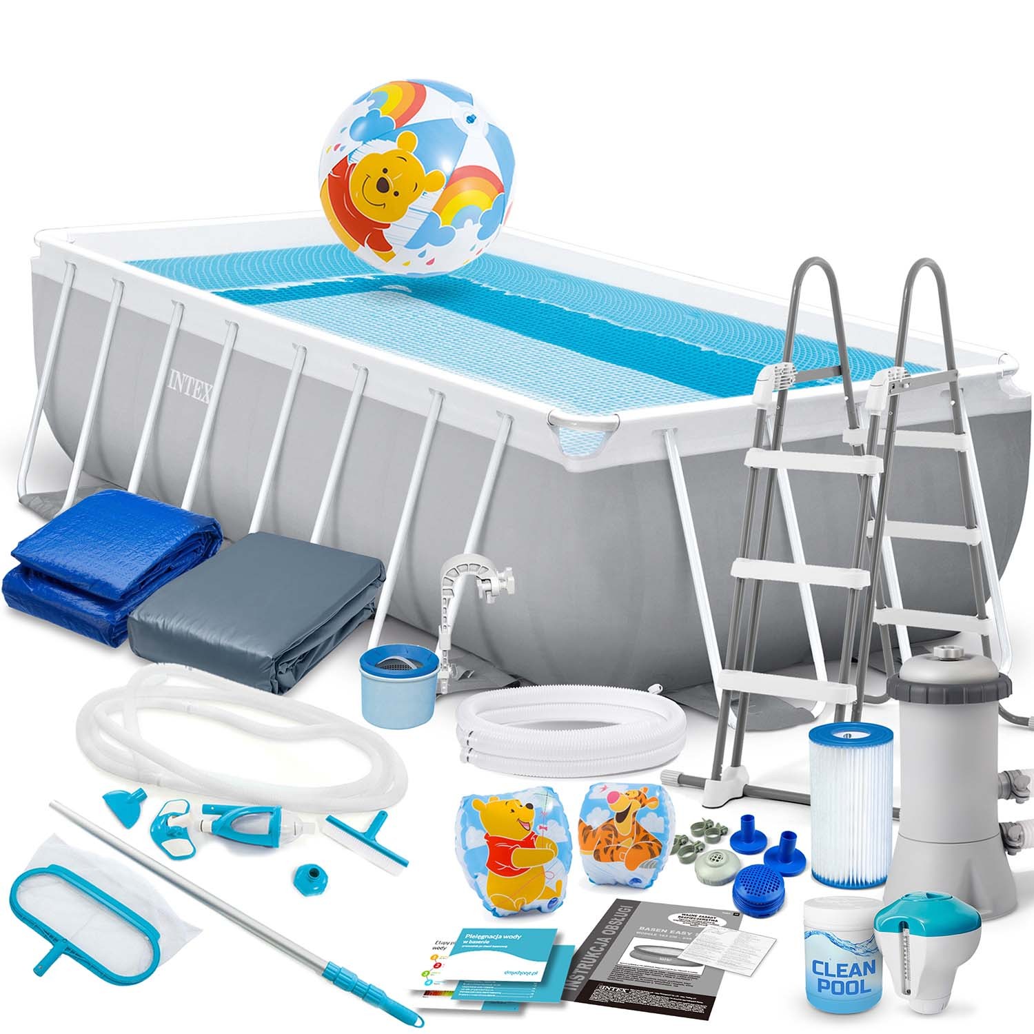 Intex montažni bazen pravokutni 488x244x107cm 21u1