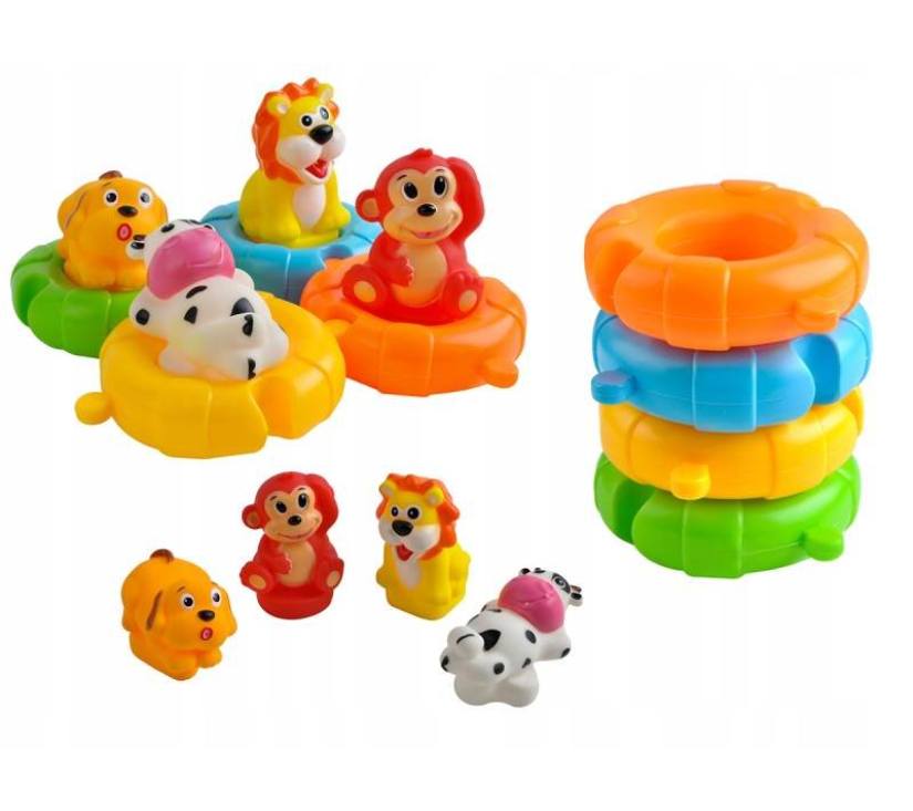 Gumene životinje za kupanje 4 kom