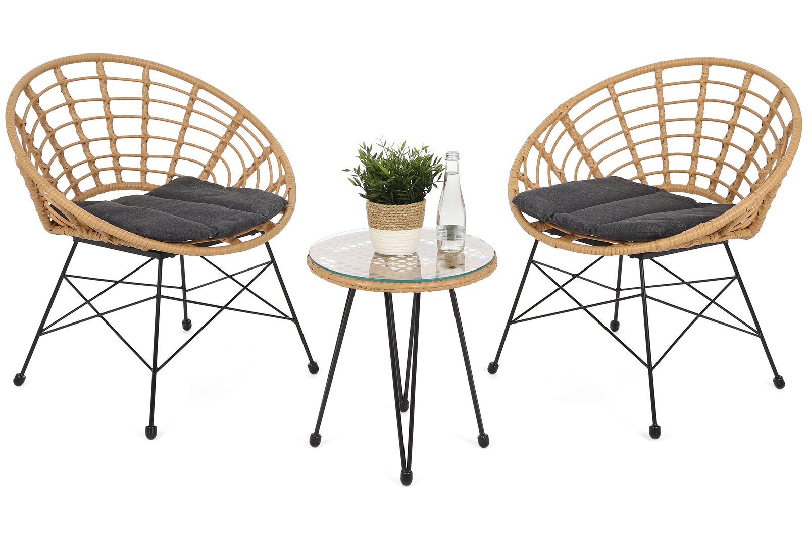 Zanzibar bež / sivi set namještaja