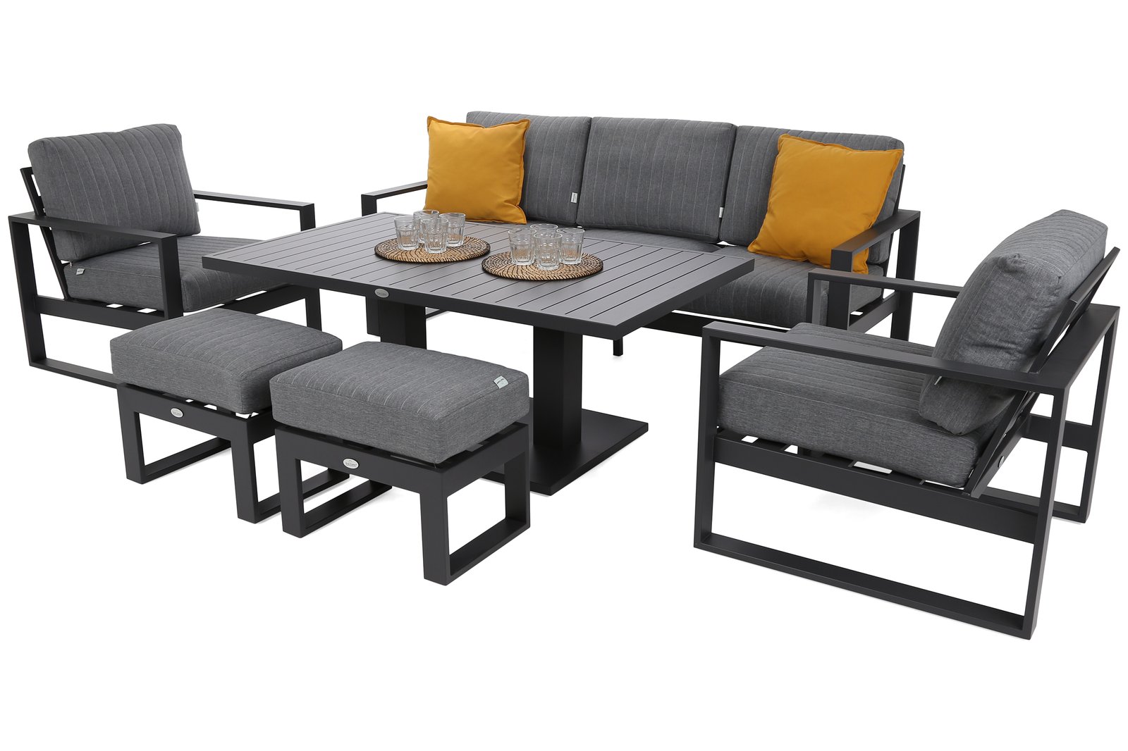 Garnitura namještaja Sorrento siva / siva melanž