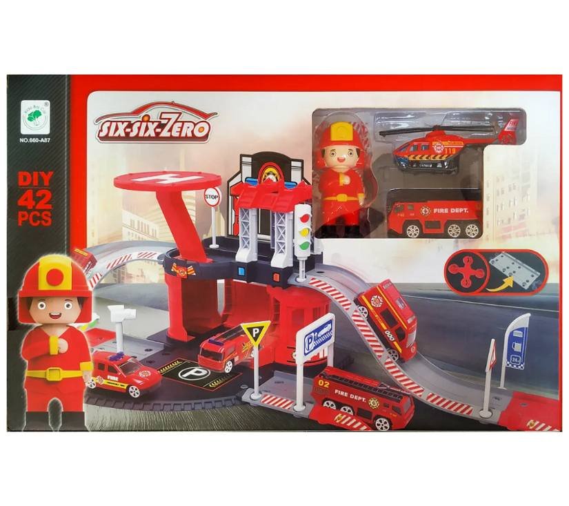 Dječja vatrogasna garaža