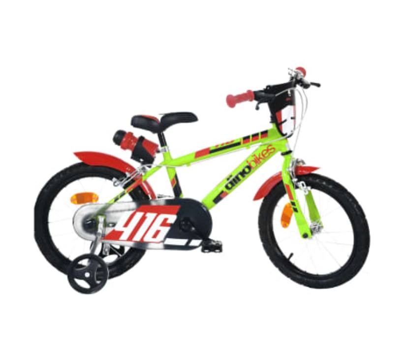 Dino Bikes dječji bicikl 16" zeleno crni