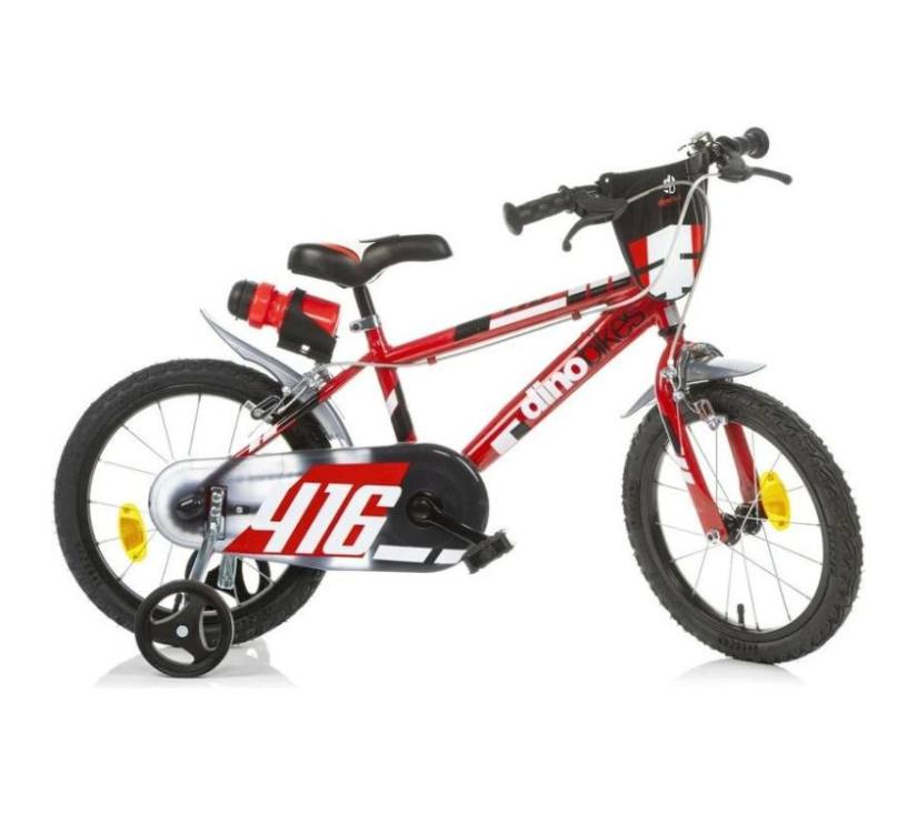 Dino Bikes dječji bicikl 16" crveni