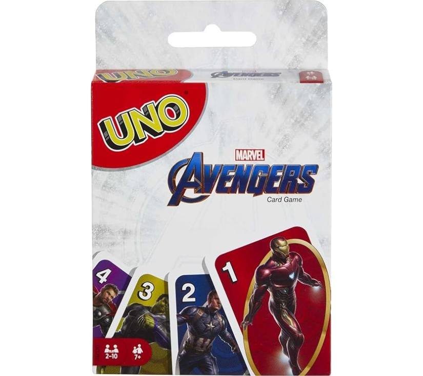 Uno karte Marvel Avengers