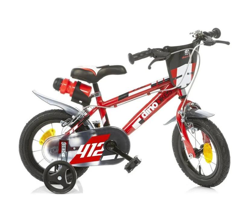Dino Bikes dječji bicikl 12" crveni