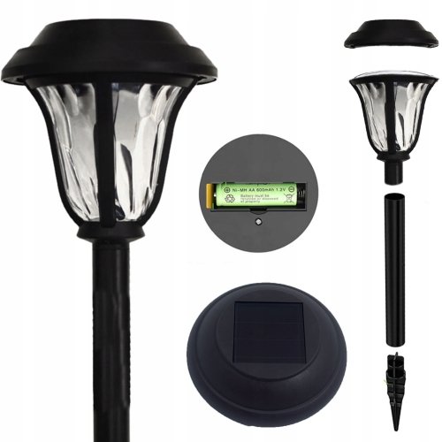 SOLARNA LED VRTNA SVJETILJKA, UGRAĐIVANA, HLADNO SVJETLO