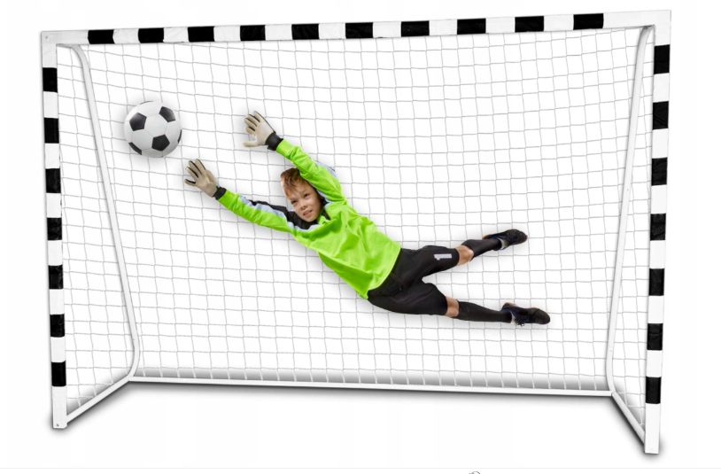 Veliki metalni nogometni gol E4 R-SPORT 300x200cm