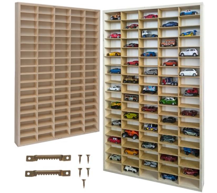 Kruzzel drvena polica za automobile 78,5 x 40cm