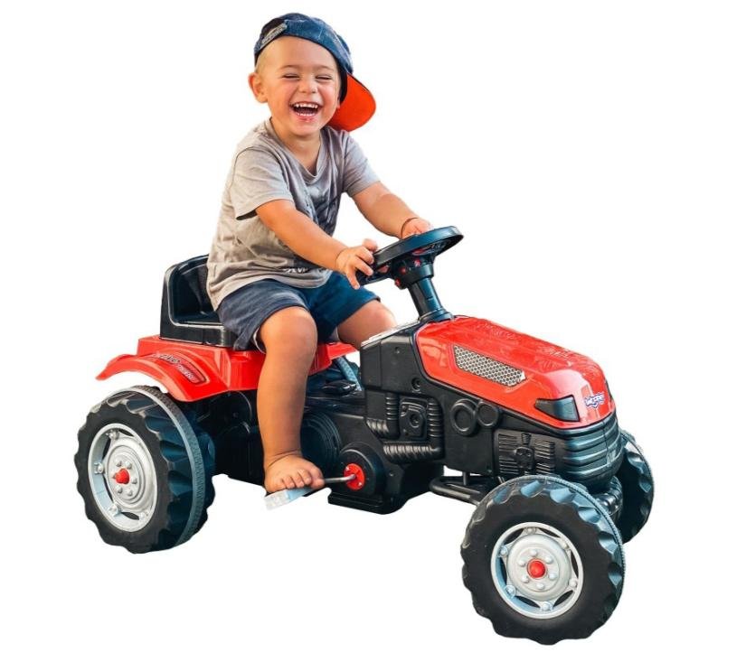 Woopie traktor na pedale - GoTrac crveni 