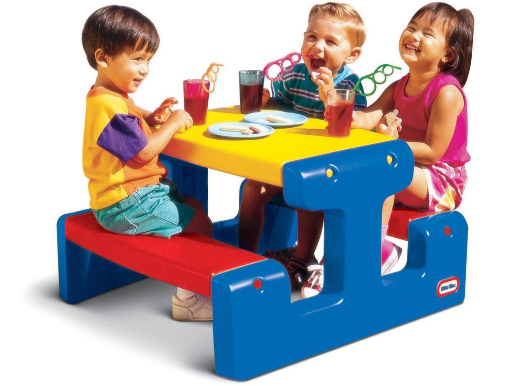 Little Tikes piknik stol za djecu - plavi 