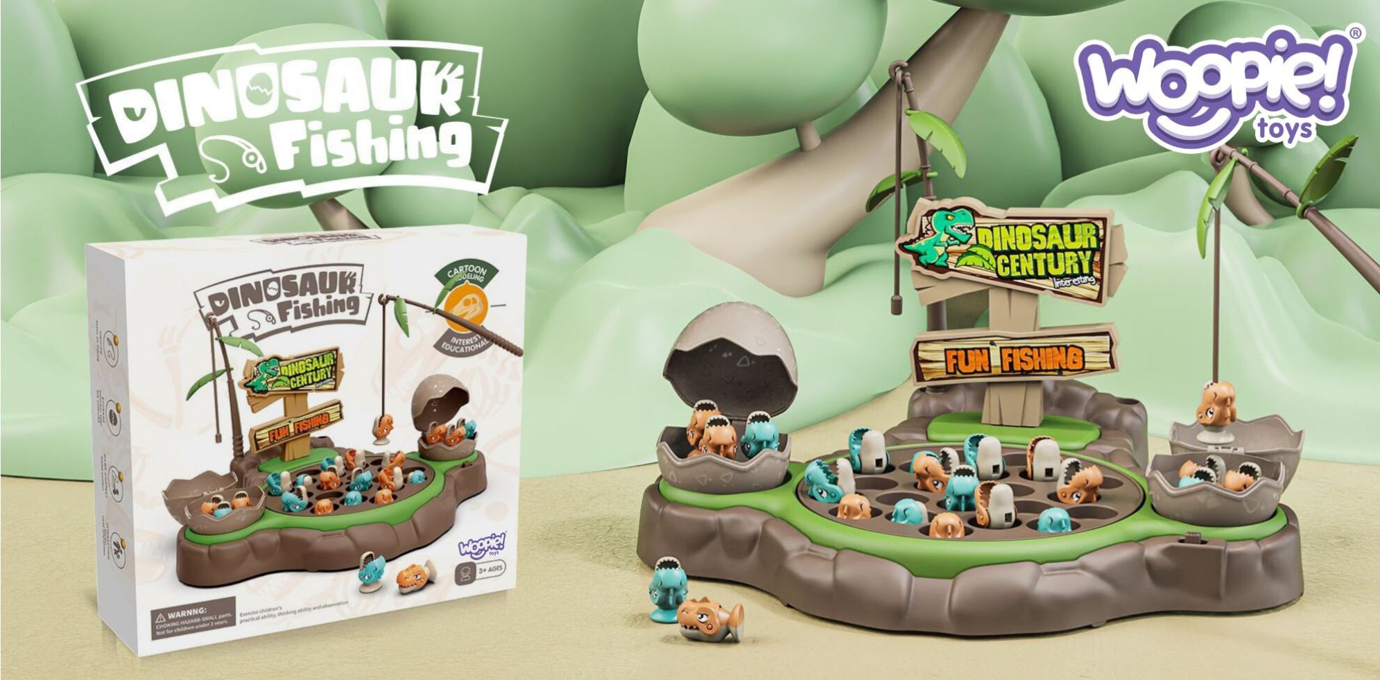 Woopie pecanje dinosaura  