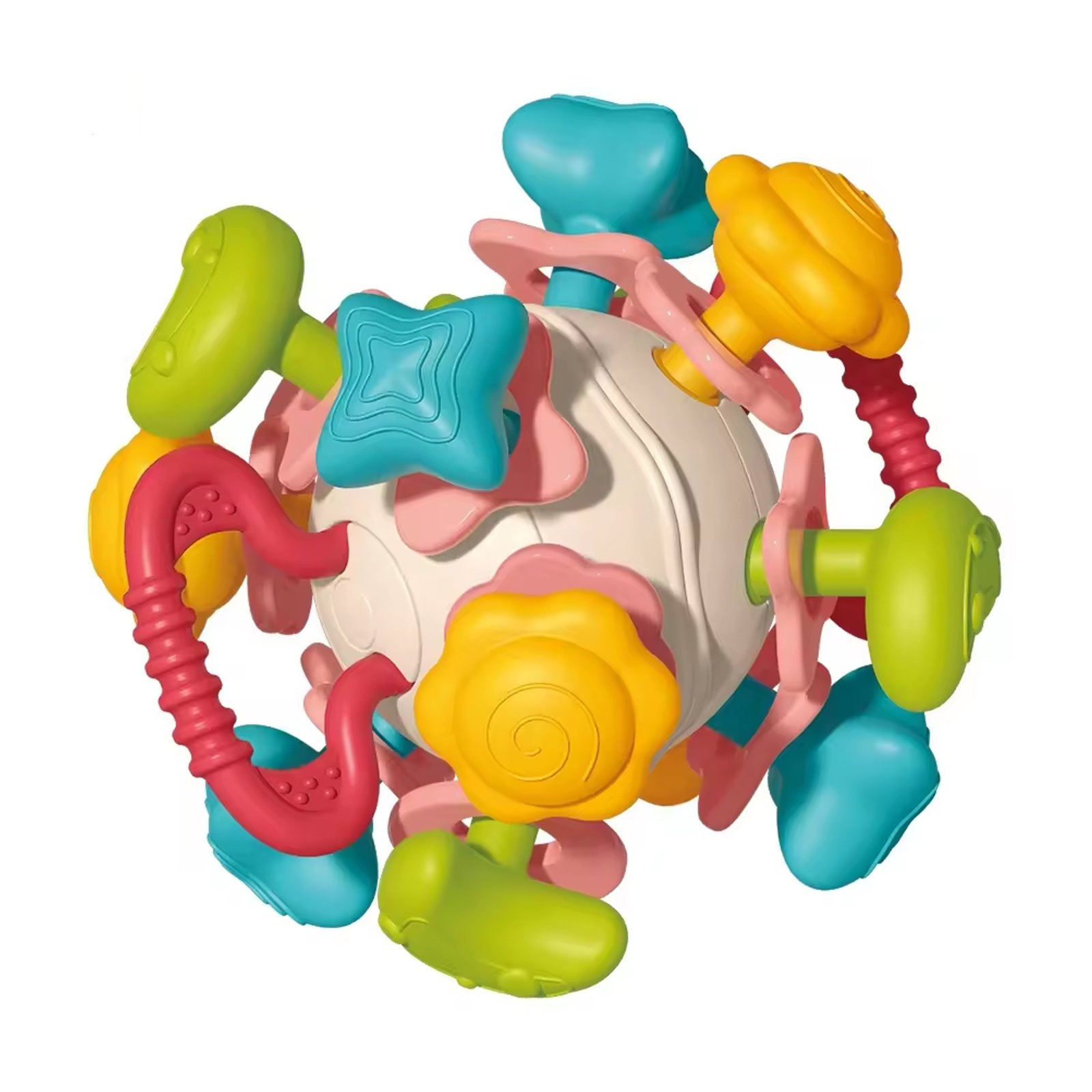 Woopie Baby mekana zvečka 4u1 za bebe 0m+