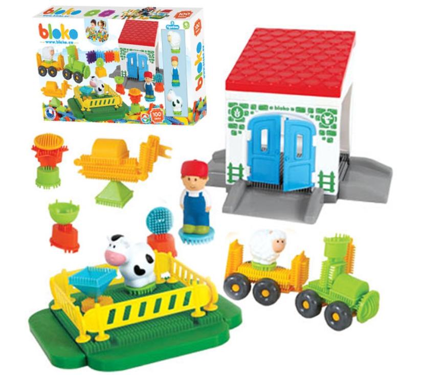 Mochtoys set Bloko Farme 100 el. + 3 figure 