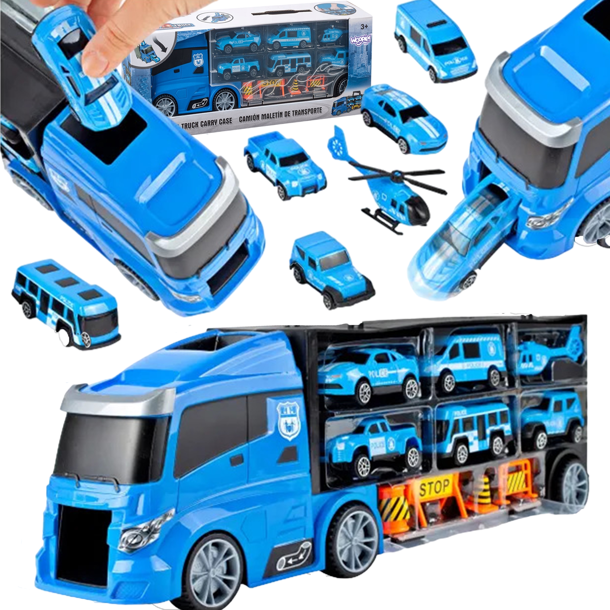 WOOPIE set za prijevoz kamiona 3u1 plavi