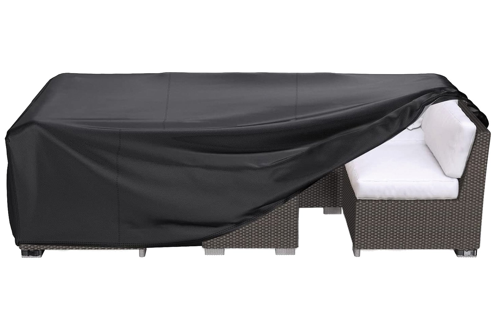 Navlaka za vrtni namještaj 280 x 230 x 80 cm crna