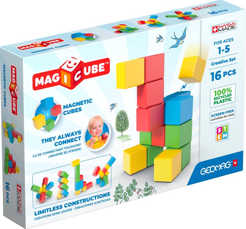 Geomag Magicube kreativni set, 16 kom