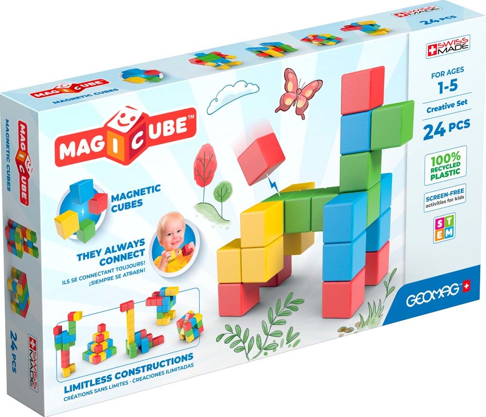 Geomag Magicube kreativni set, 24 kom