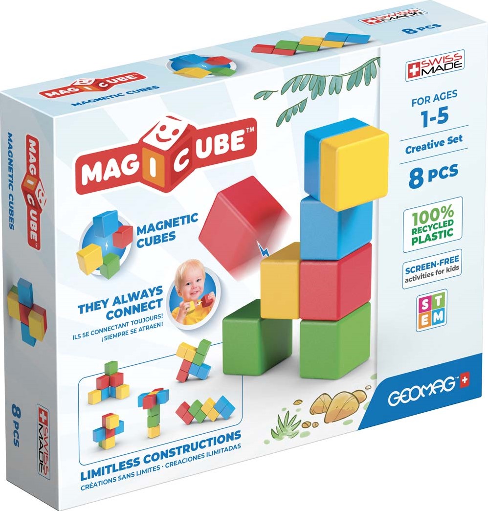 Geomag Magicube kreativni set, 8 kom