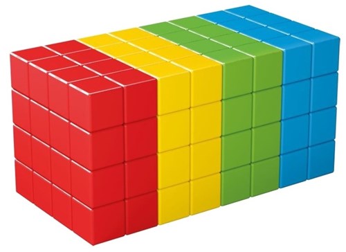 Geomag Magicube kockice u 4 boje, 128 kom