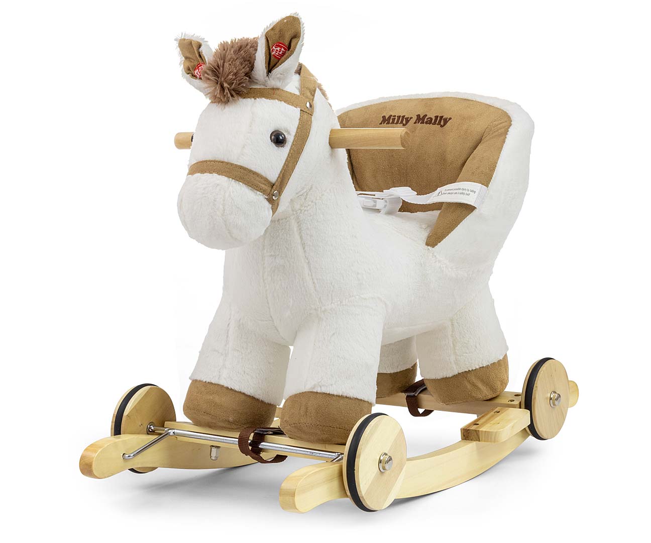 Konjić za ljuljanje POLLY, bijela