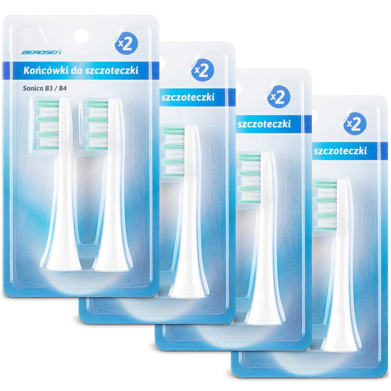 Berdsen glave za sonične četkice za zube, 8 komada