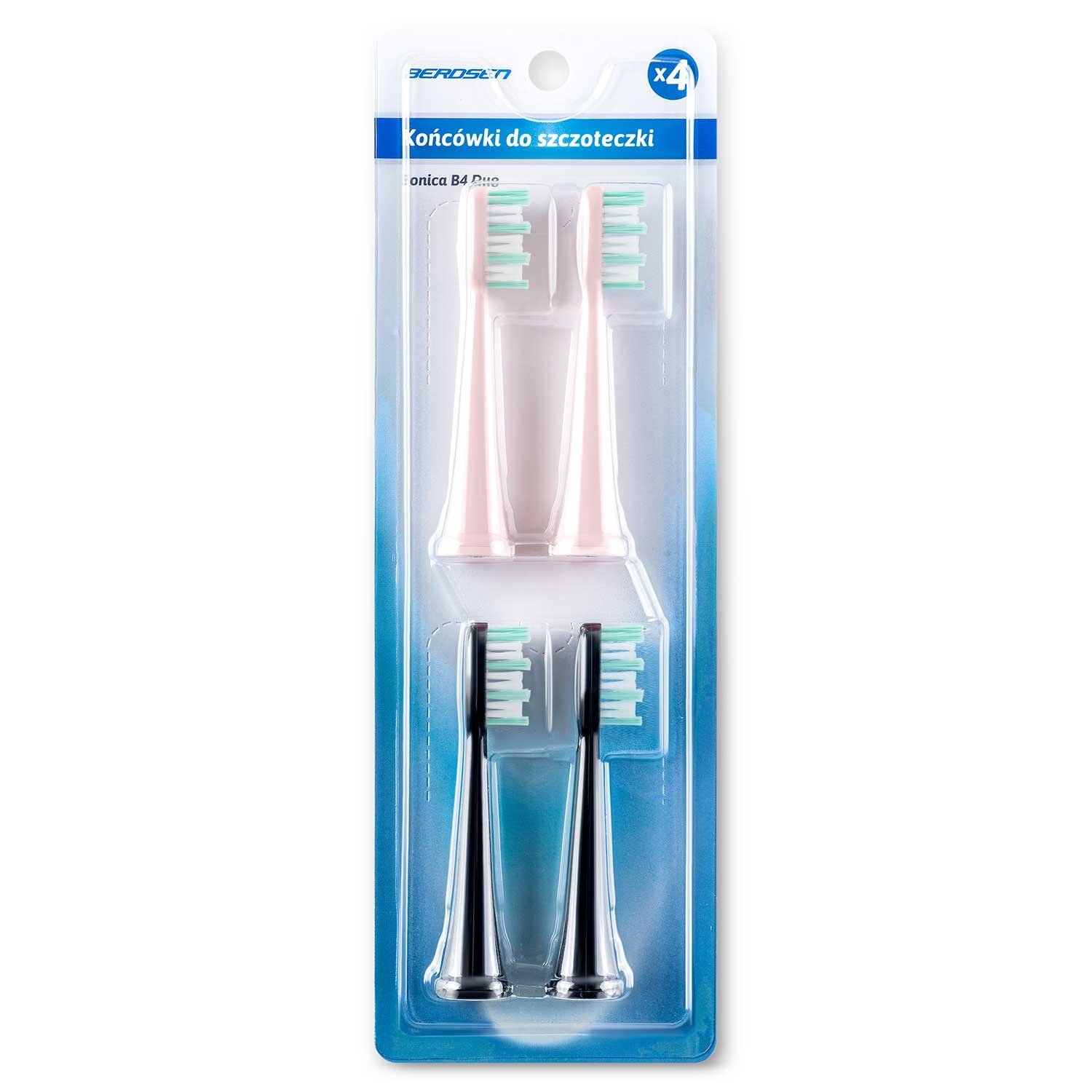 Berdsen DUO glave za sonične četkice za zube, 4 komada